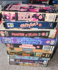 Rare Ex-Rental VHS Tapes Job