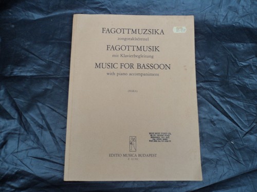 Music for bassoon - for, with