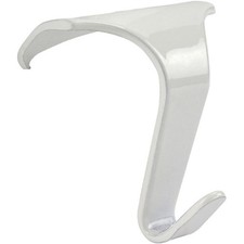 Picture Rail Hooks White Heavy