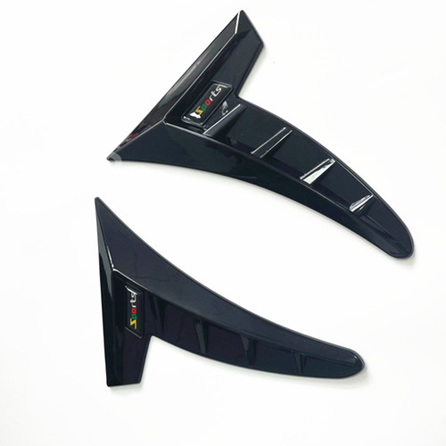 Shark fins emblem vehicle side - emblem,