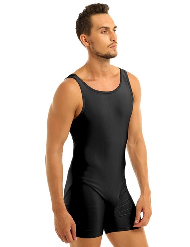 Mens bodysuit sleeveless boxer - mens,