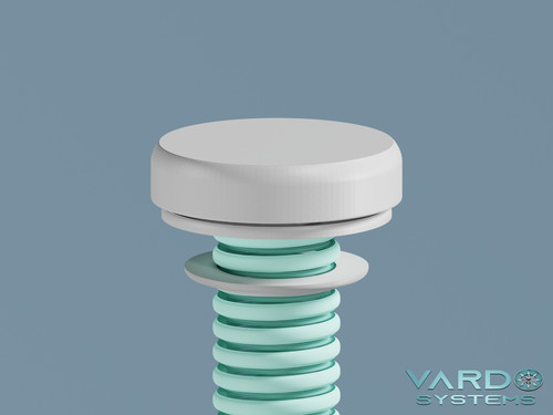 White mushroom air vent - white,