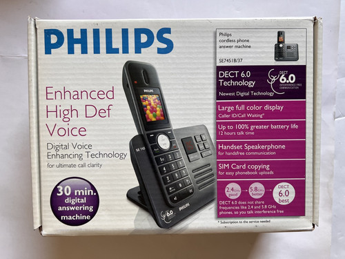 Philips se745 cordless phone - philips,