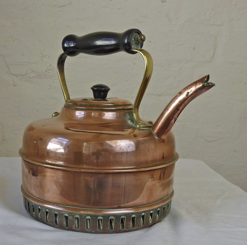Vintage economic copper kettle - copper,