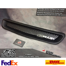 Honda Civic EK 99-00 Mugen Style Front Grille JDM ABS Front Hood Grill Black