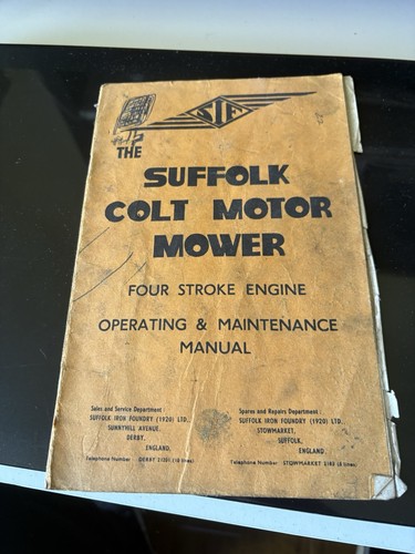 The suffolk colt mower - the,