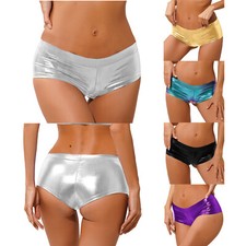 Women Sexy Low Waist Shiny