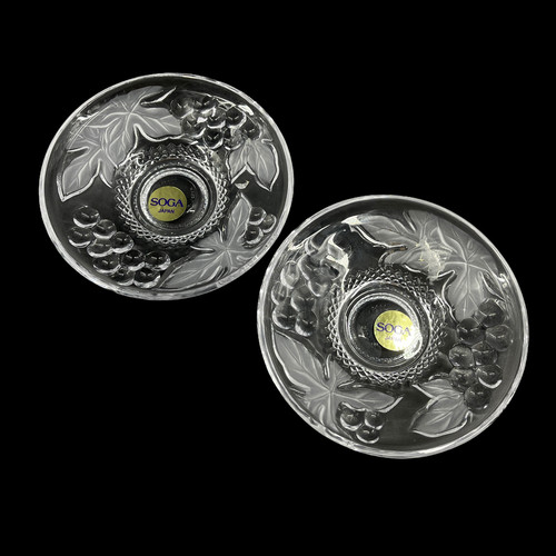 Pair vintage soga glass - soga,