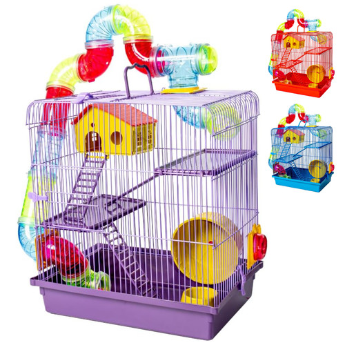 Hamster cage with tubes - cage, &