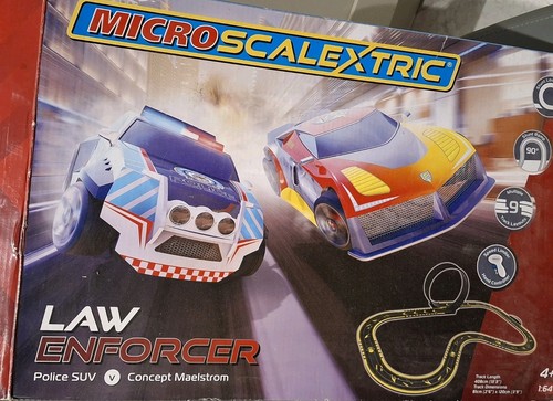 Micro scalextric law enforcer - law,