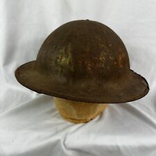 Original WW1 Painted 91st Division Pine Tree Brodie Helmet Shell