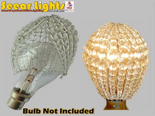 Chandelier glass clear beads - glass,