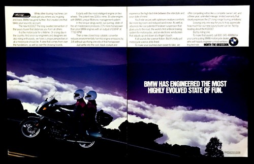 1992 bmw k1100lt motorcycle - bmw,