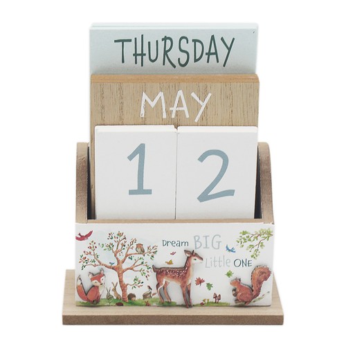 Forest friends calendar wooden - friends,