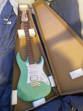 Used Once!! Ibanez GRX40-MGN Gio Series Electric Guitar, Metallic Light Green
