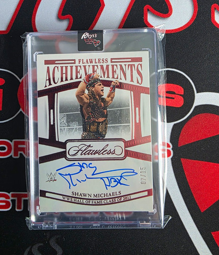 2024 panini flawless wwe - flawless, shawn