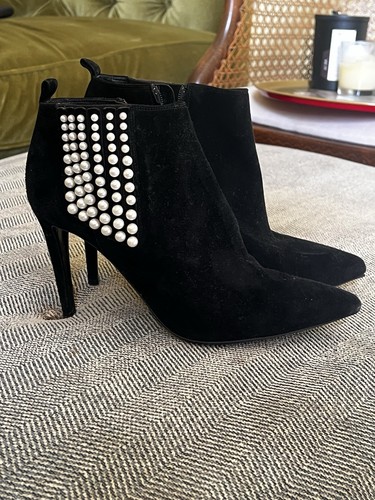 Sergio rossi suede and pearl - sergio,