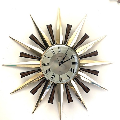 1970s metamec brass sunburst - metamec,