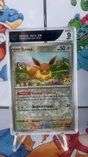 2025 POKEMON PRE EN-PRISMATIC EVOLUTIONS POKEMON DAY 2025 #074 EEVEE PSA 9