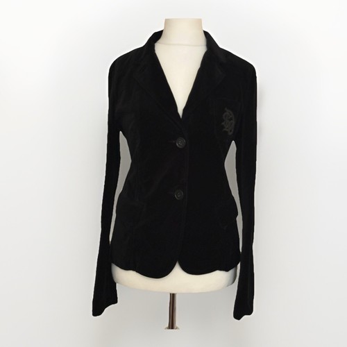 Superdry jet black velvet - black,