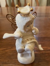 Department 56 Snowbabies Do What You Love Figurine Angel Gold Collectible Good