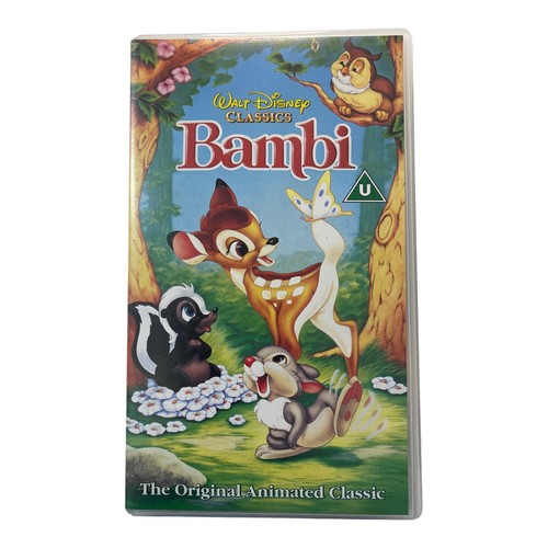 Disney bambi vhs video - bambi,
