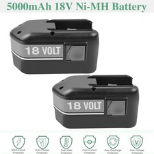 2X 5Ah 18V Battery for AEG