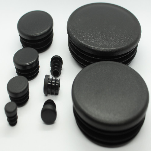 Round plastic post - caps, tube