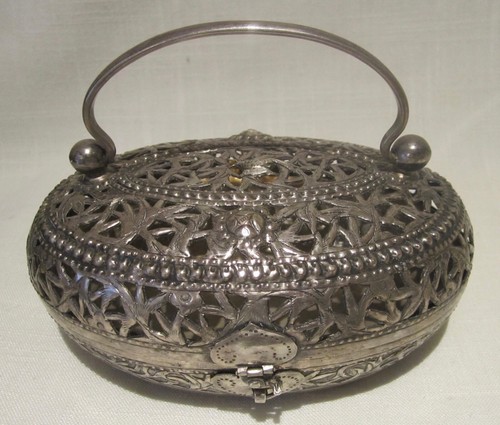 Antique chinese silver cricket - antique,