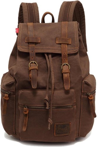 Vintage leather canvas - vintage,