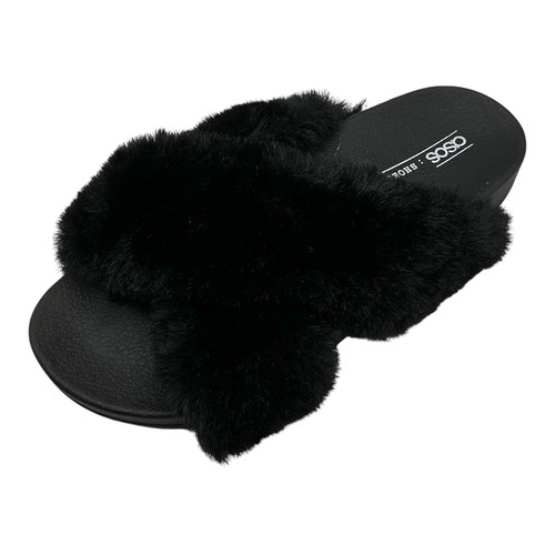 Asos womens sliders black - womens, 6