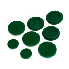 Grease Caps for John Deere 1023E 1025R 2025R Compact Tractor 120 Loader Green