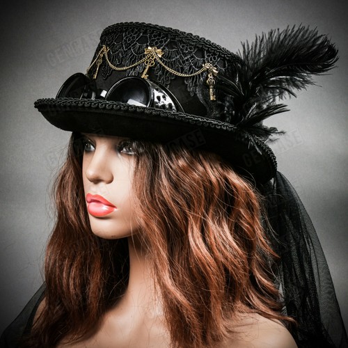 Black steampunk burning - black,