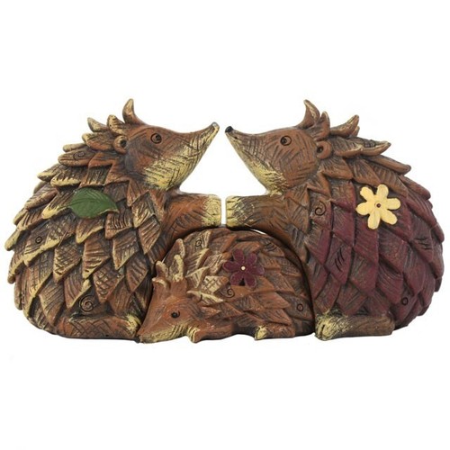 Hugging hedgehog family - hugging,