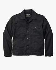 Filson Tin Cloth Short Lined Cruiser Jacket - Black