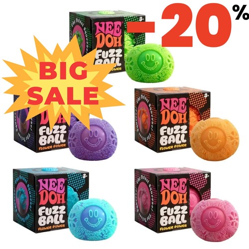 Nee doh fuzz ball soft - fuzz,