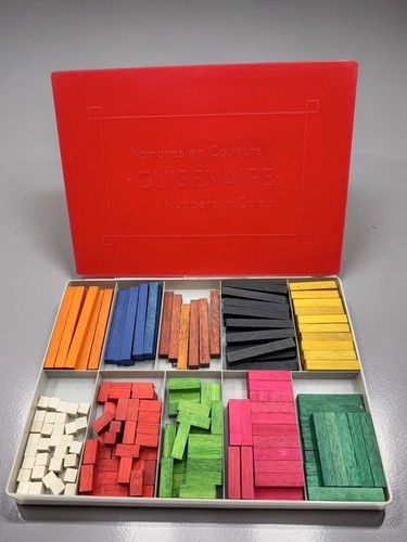 Vintage cuisenaire numbers - numbers, in