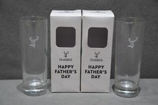 2x Glenfiddich Highball Glass Long Drink Brand New Box Father's Day 30cl 300ml