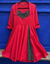 50s Style Red Black White