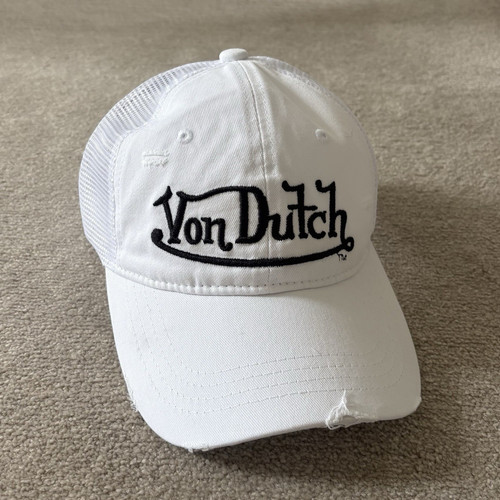 Von dutch white cotton trucker - cotton,