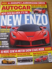 AUTOCAR MAGAZINE MAR 2013 ENZO