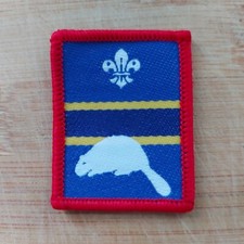 Current UK Scouting Scout Patrol Uniform Badge Beaver OLD LOGO