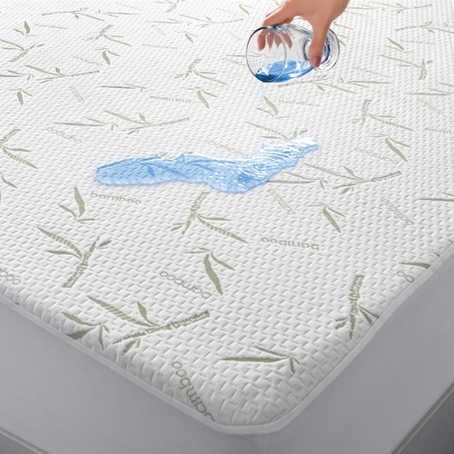 Bamboo mattress protector - bamboo,