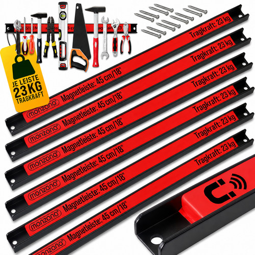 Magnetic tool holder - strips, 6x