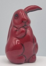 Royal Doulton "Centenary" issue Flambe sitting lop-eared rabbit