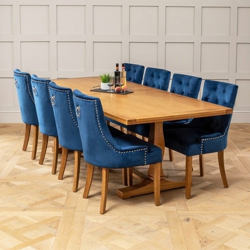 Dining table set and blue - dining,