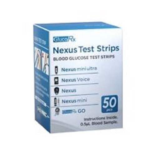Glucorx nexus test strips - glucorx, 50