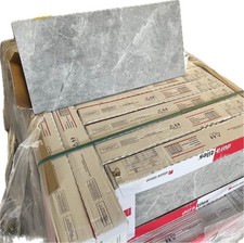 JOBLOT. (20 Sqm) RASA GREY PORCELAIN WALL & FLOOR TILES.