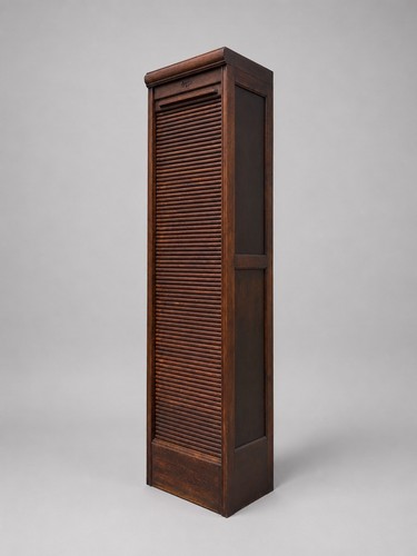Extra tall vintage oak - oak, tambour