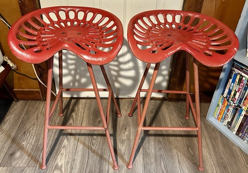 Vtg red cast iron - iron, &